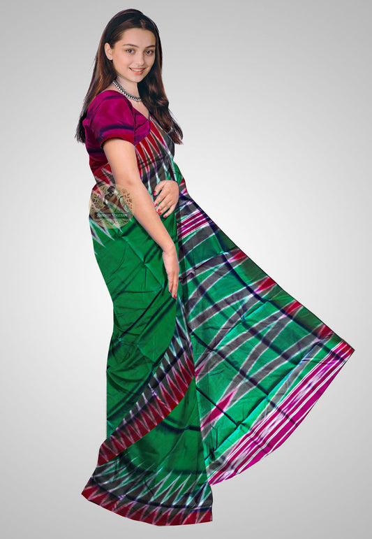 Buy Elegant Silk Kotki Saree Online – Side profile capturing rich texture