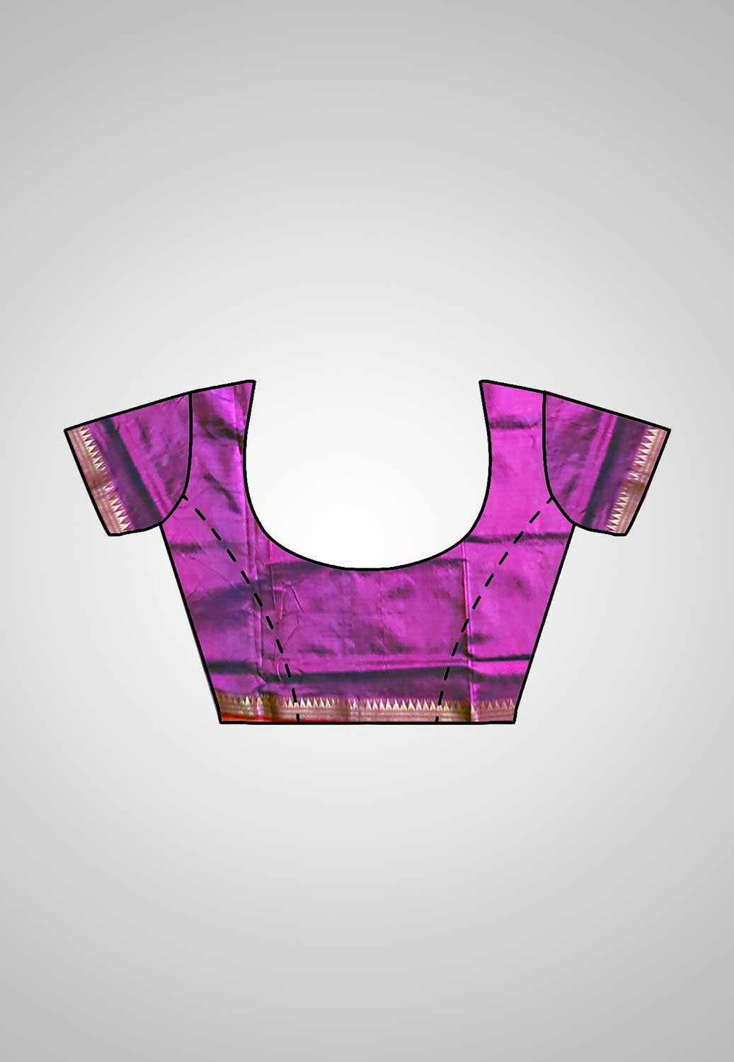 Styled blouse with saree – Full ensemble for traditional wear