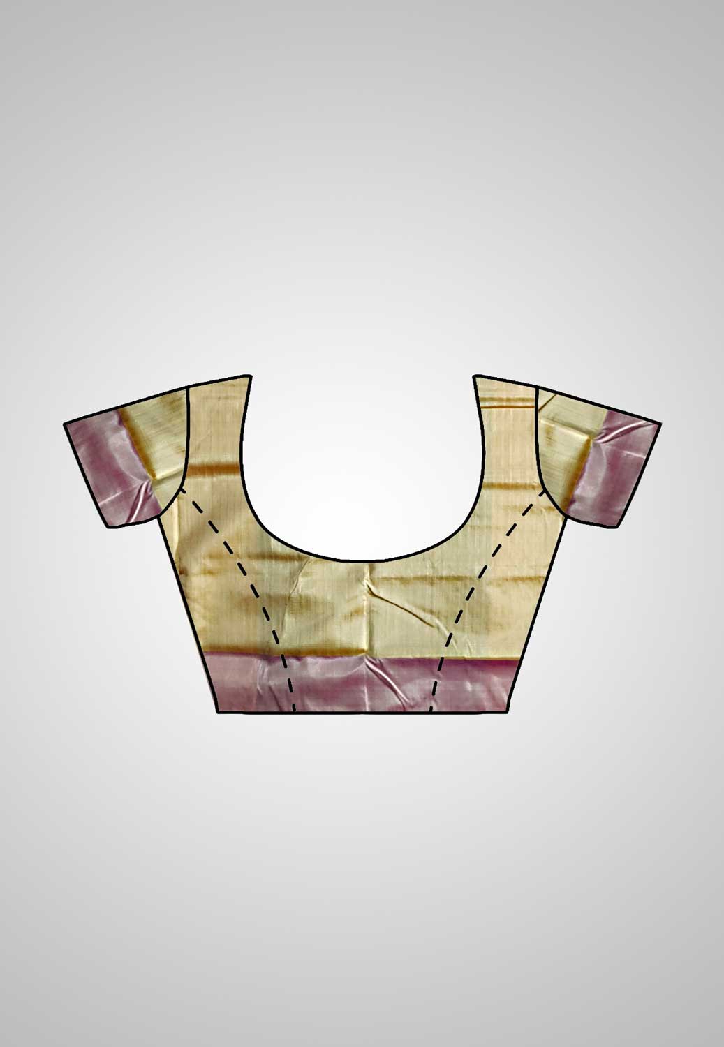 Buy Handloom Pure Silk Saree – Saree with blouse view