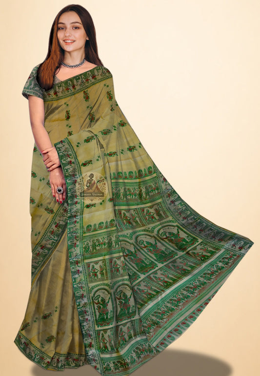 Durga Puja Sarees UK 2026 — Authentic Baluchari & Swarnachari for the Festival Season