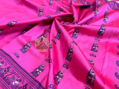 Pure silk saree – pallu design and craftsmanship view
