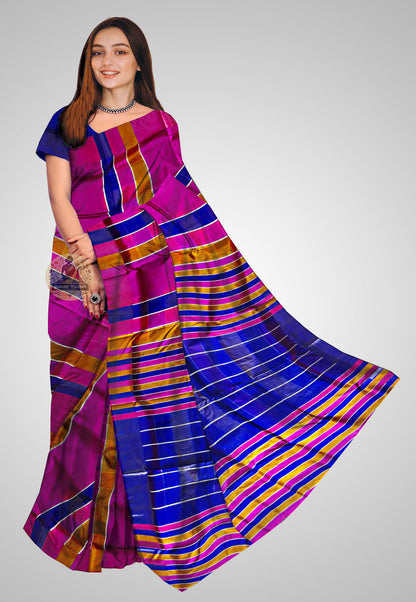 Purchase Pure Silk 4D Saree – Traditional weave displayed in front angle