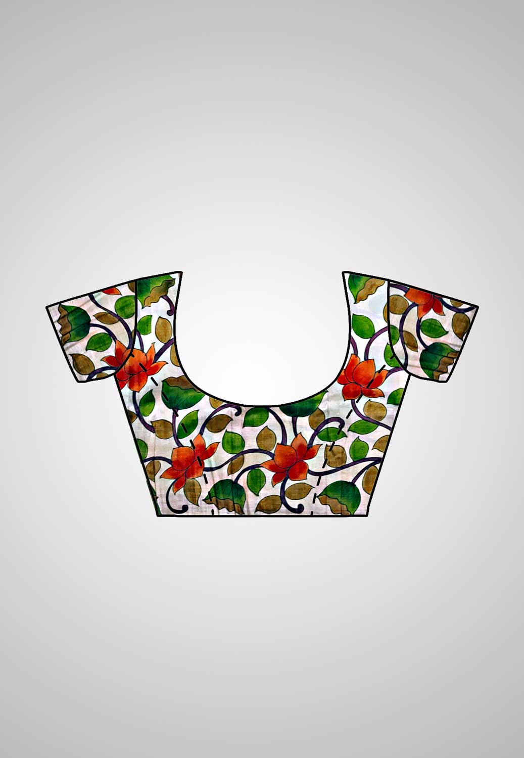 Saree with blouse design – Complete festive look