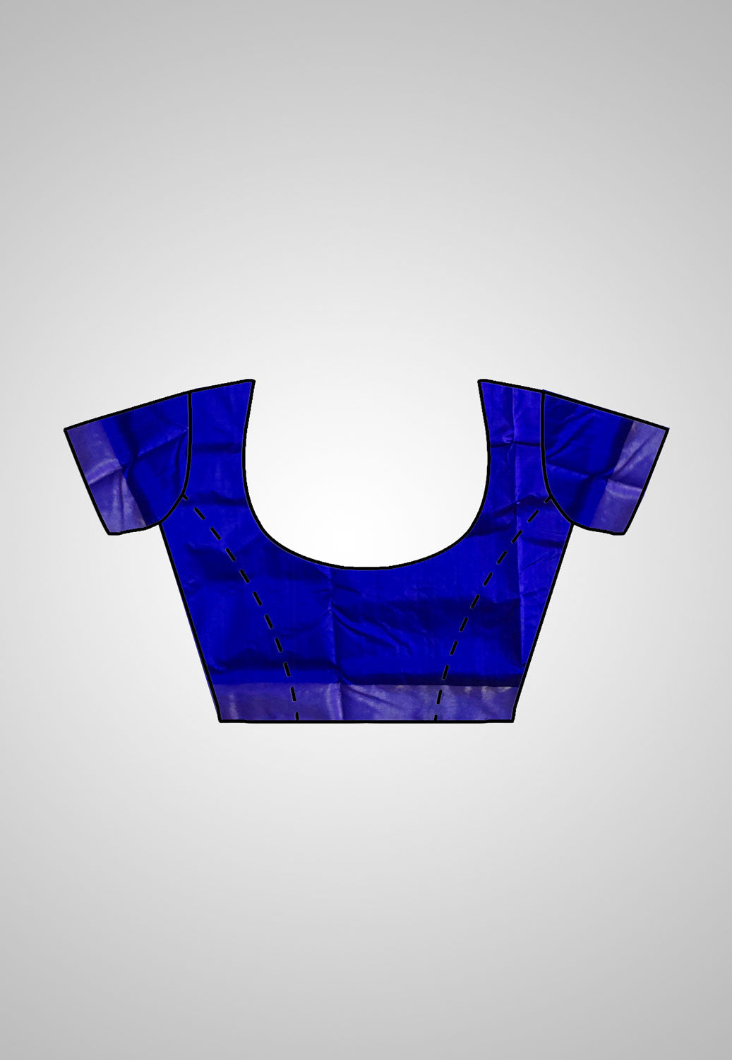 Buy Authentic Silk 4D Saree Online – Saree shown complete with blouse section
