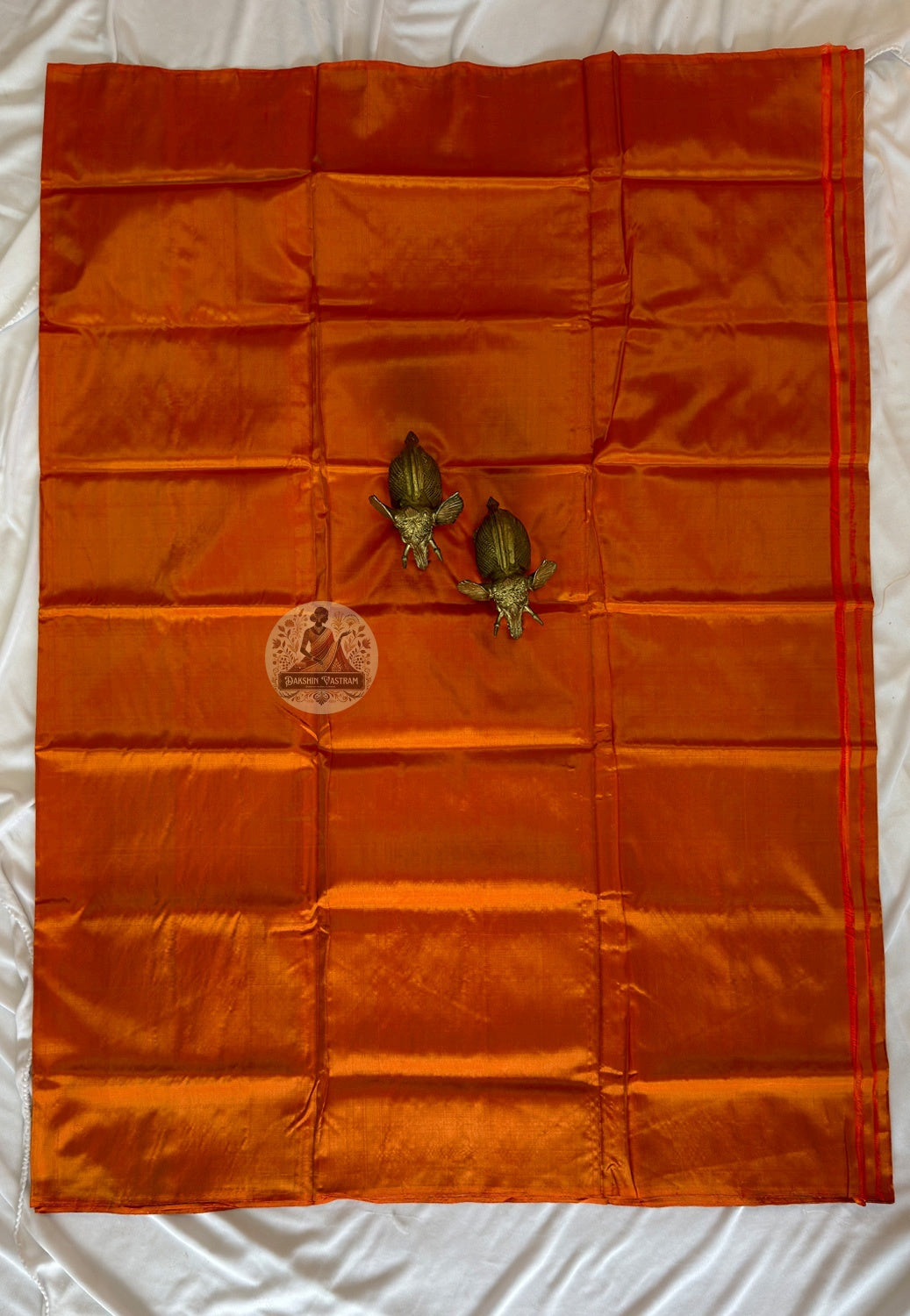 Bishnupur silk than SKUBST_59 draped to show weight and structure – one piece only