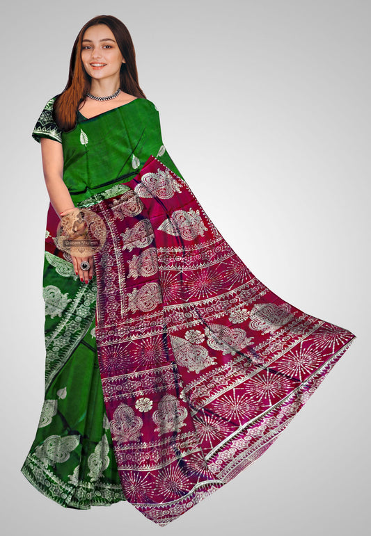 Buy Classic Silk Saree Online – Front display of handloom weave
