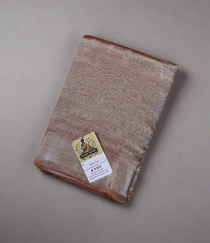 Side view of Korat Tissue Silk showcasing soft draping and premium organic silk material