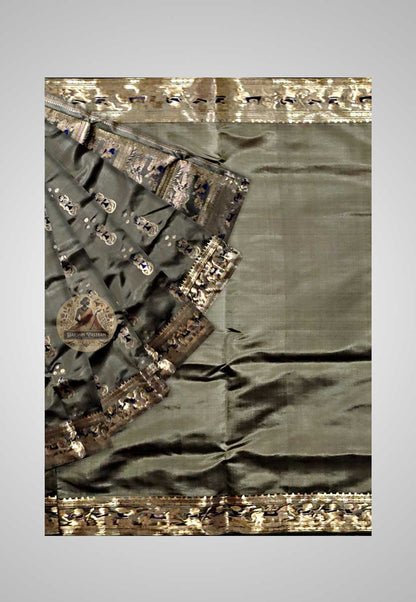 Buy Swarnachari Silk Saree online – Swarnachari Pure Silk Saree full saree view