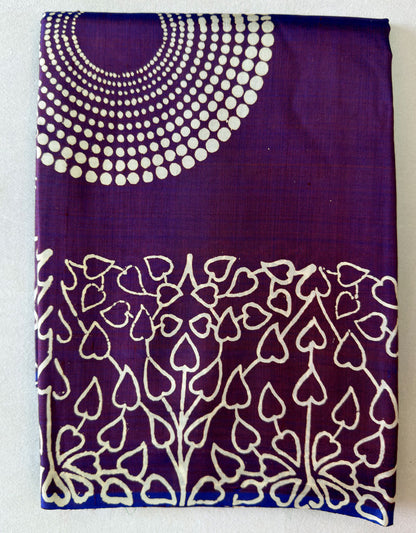 Authentic Bishnupur Silk Block Print Saree – limited edition artisan weave, perfect for Navratri, Eid, weddings and anniversary occasions