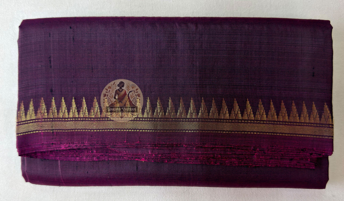 Shop Pure Silk Saree online – full saree flat display
