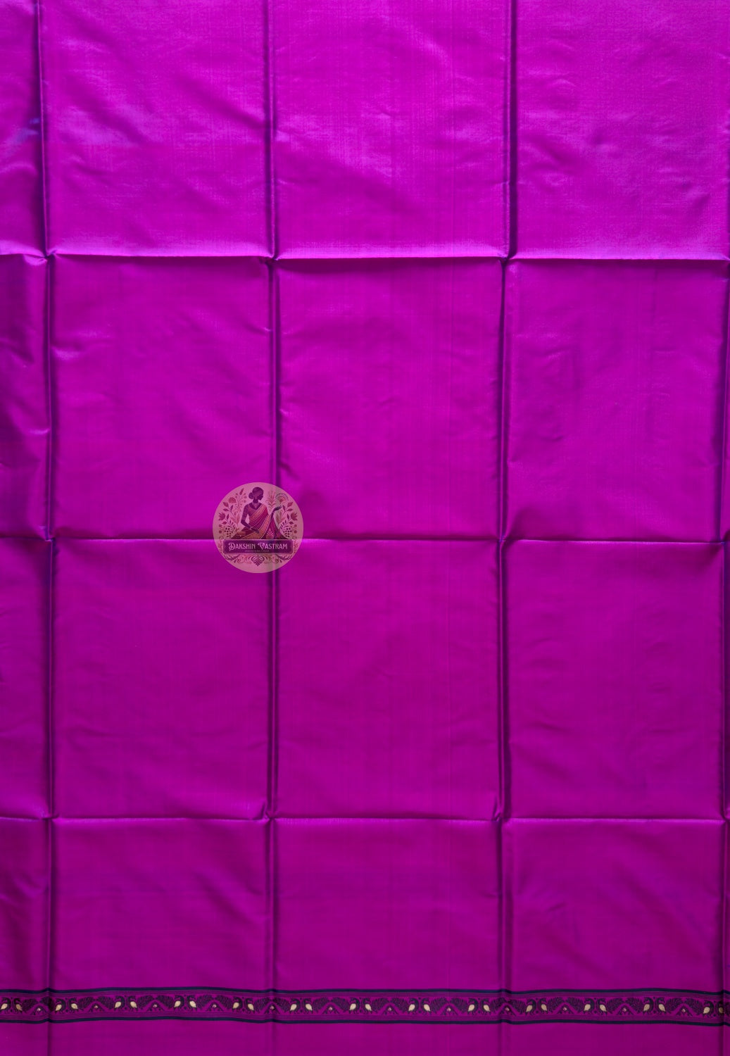 Handloom weaver crafting Deep Pink Baluchari Silk fabric in Bishnupur West Bengal – authentic heritage textile sourced by Dakshin Vastram