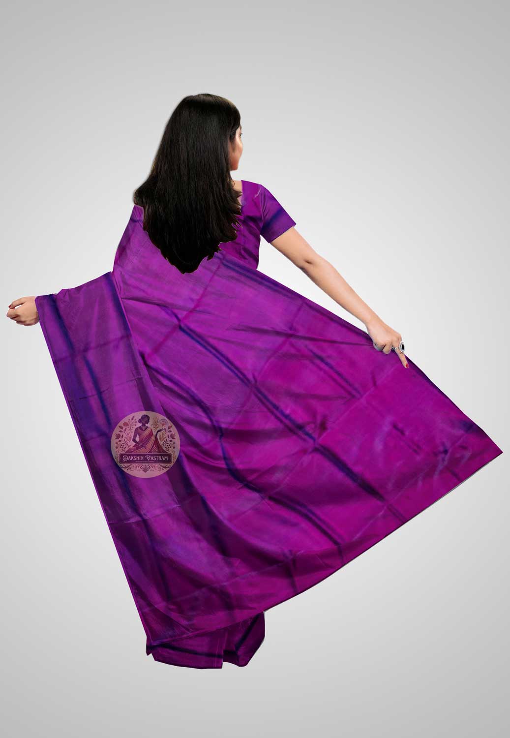 Explore Silk Fabric Online – Rear look of silk than length