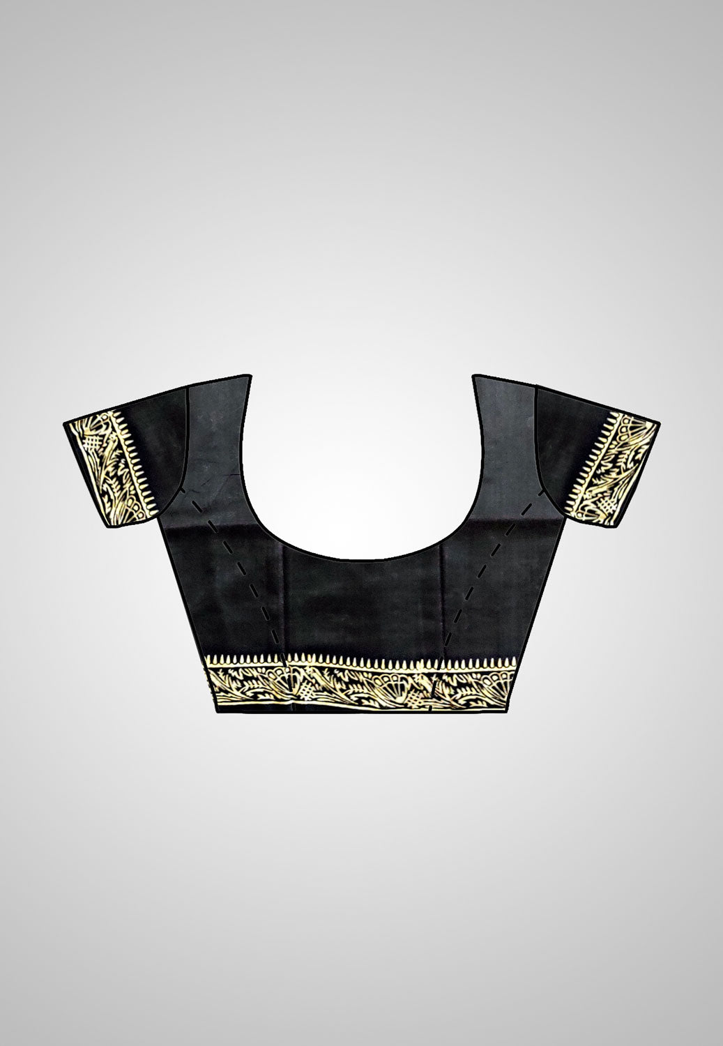 Buy Global Pure Silk Saree – Full saree with blouse styling