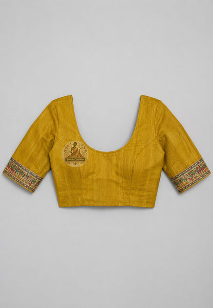 Ghicha Tussar Silk Saree – Where Every Thread Tells a Tale