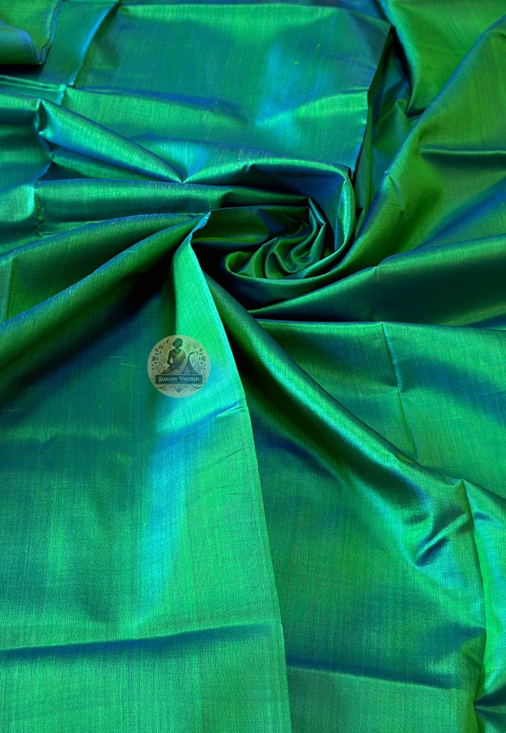 British South Asian woman in Bishnupur silk than saree – handloom Bengal silk worn for Eid celebration in Bradford