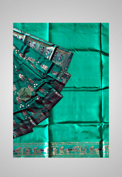 Traditional handwoven silk saree perfect for cultural events