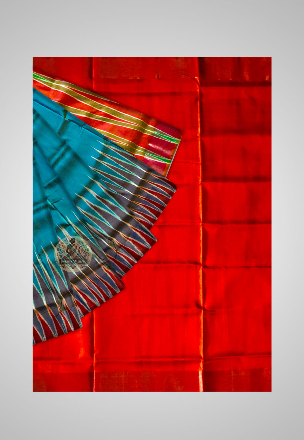 Order Indian Silk Kotki Saree Online – Close-up of textured handwoven design