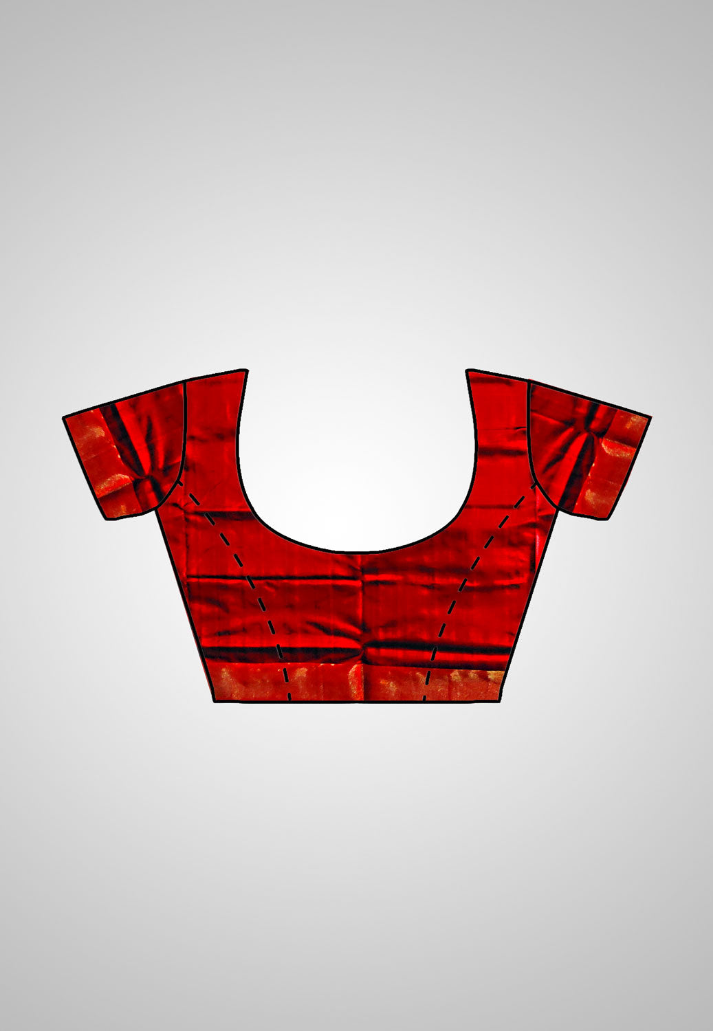 Buy Global Pure Silk 4D Saree – Saree with matching blouse set shown
