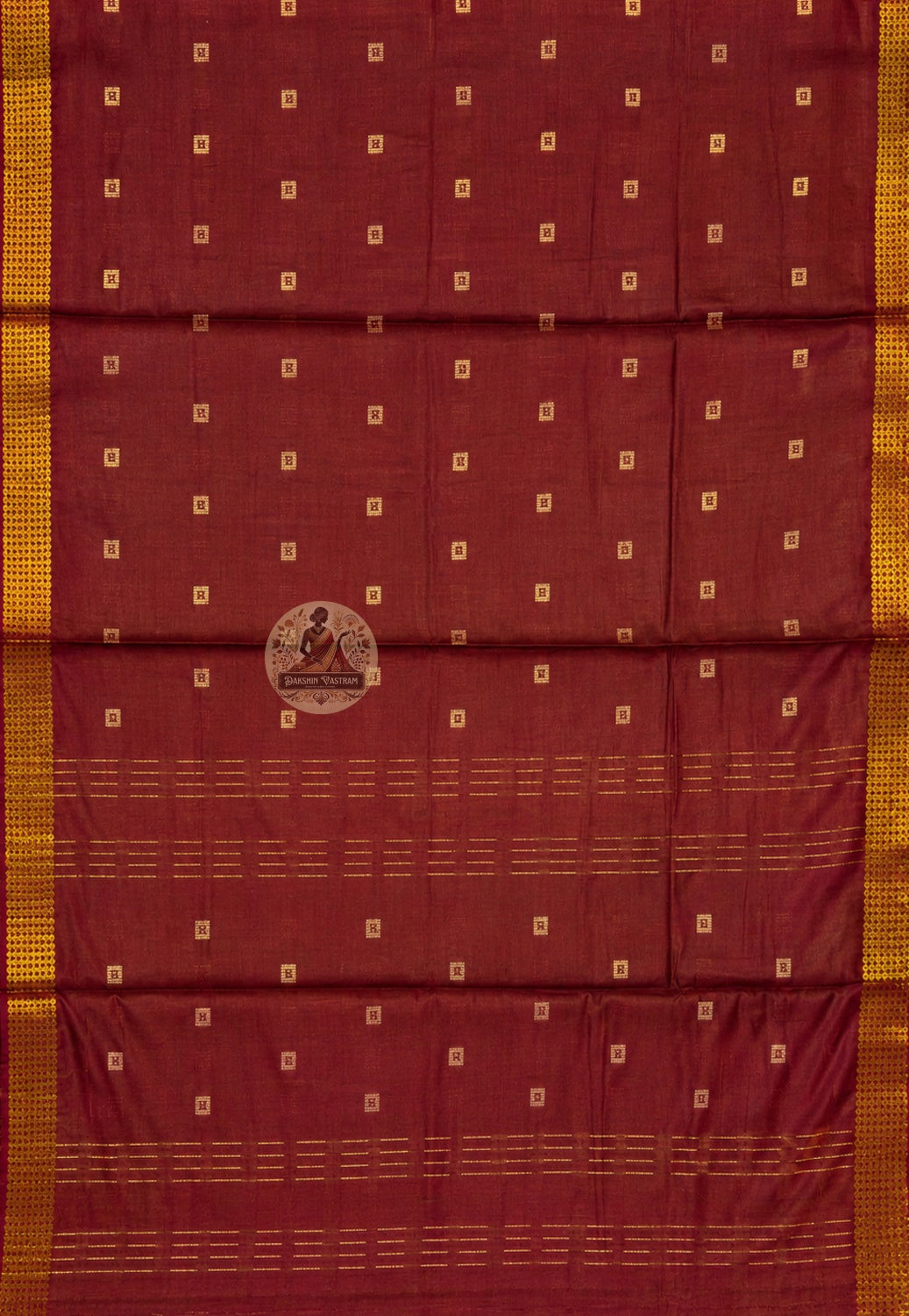 Indian woman draped in fine pure cotton handloom saree for a Diwali celebration, styled with traditional gold jewellery and bindi