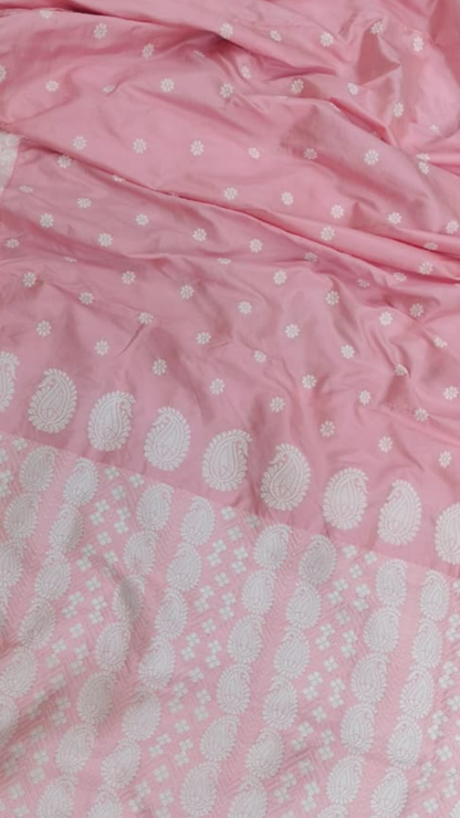 Buy Handloom Assam Silk Saree – close-up of Mulberry silk weave