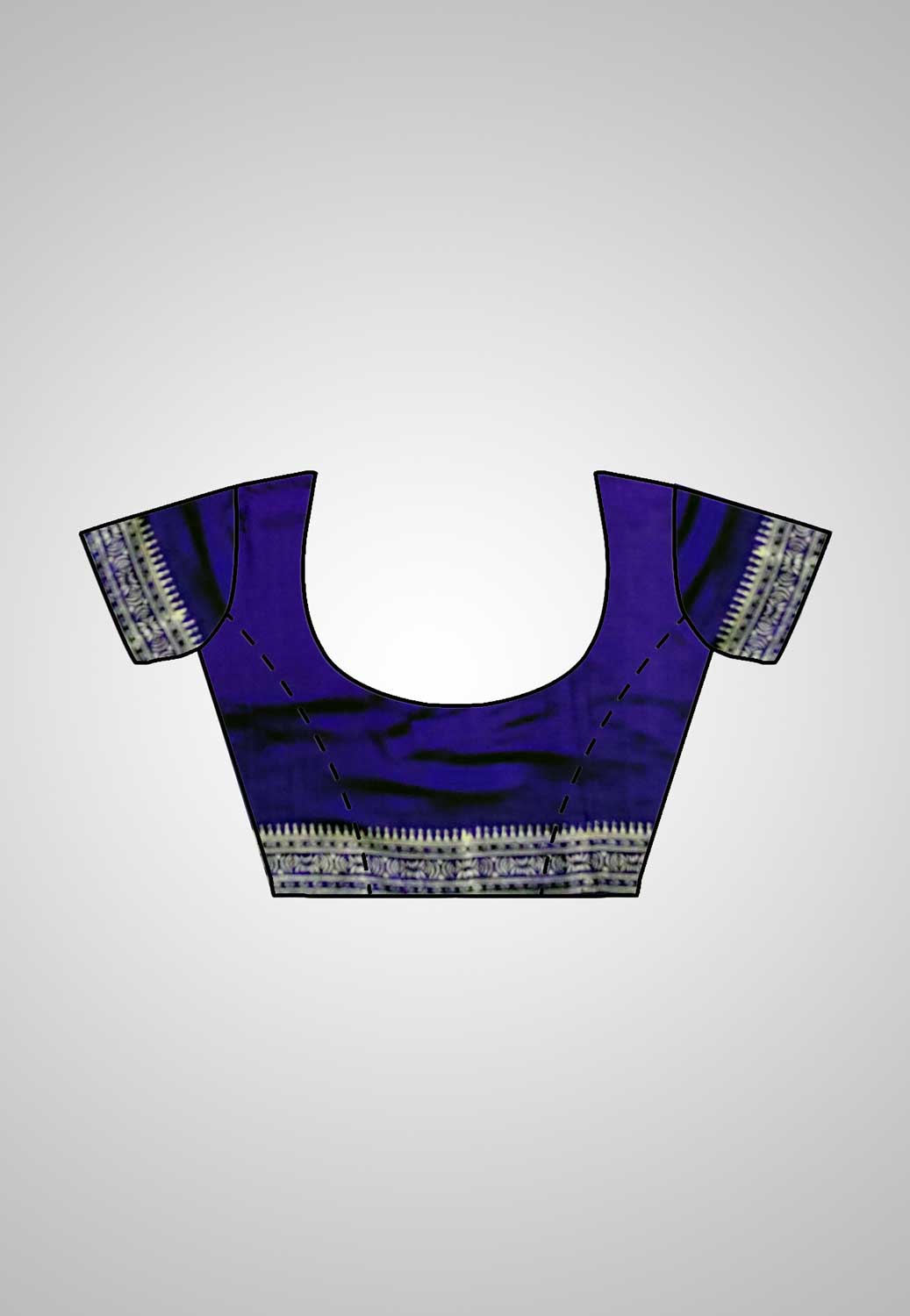 Saree with tailored blouse – Complete look with stitched blouse service