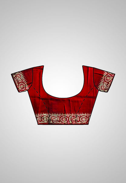 Saree with blouse combo – Global-ready ethnic ensemble