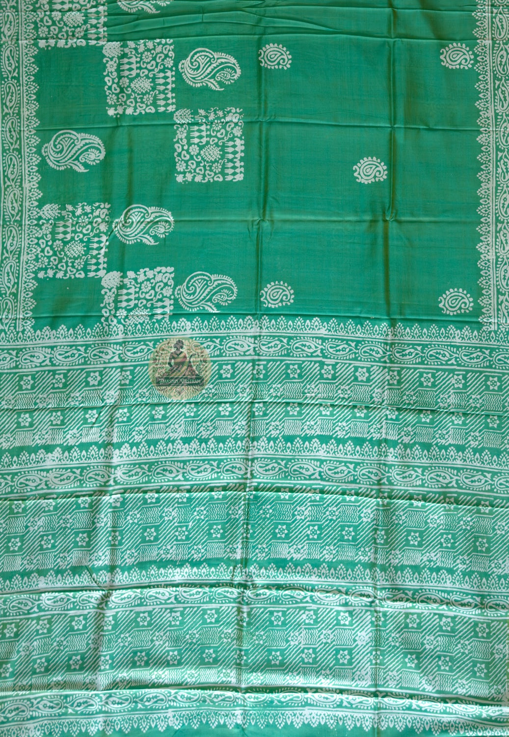Bishnupur Pure Katan Silk Saree full view – authentic handwoven Bengal heritage Katan silk for Navratri, Eid and milestone celebrations in Laredo and across USA, India, UK and EU
