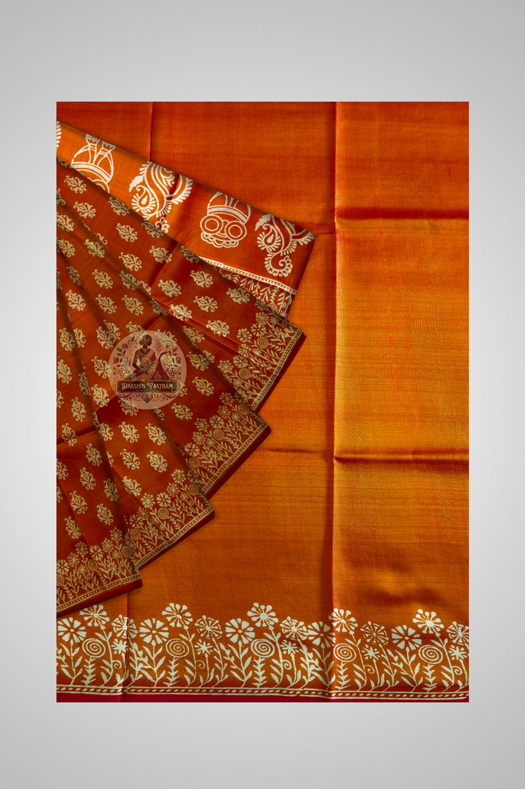 Buy Handloom Bishnupuri Silk Saree online – Close-up of printed motifs