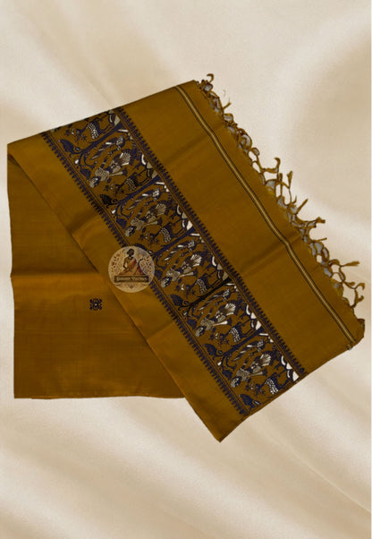 Baluchari pure silk stole worn as shawl wrap on British evening – elegant Indian textile for women in Liverpool and Edinburgh