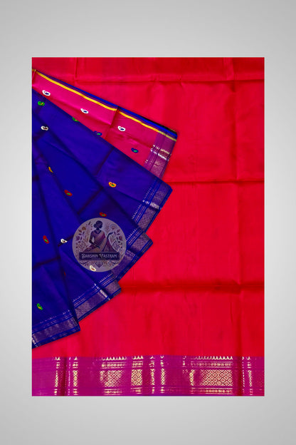 Order Luxury Silk Saree – Handwoven detailing view