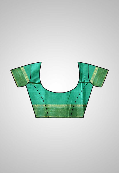 Explore Handloom Silk Saree – Complete saree with attached blouse piece
