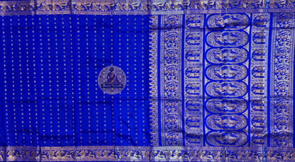 Shop Luxury Mulberry Silk Saree online – Folded view with luster