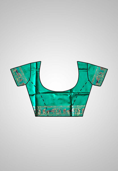 Opulent handloom saree combining heritage and sophistication