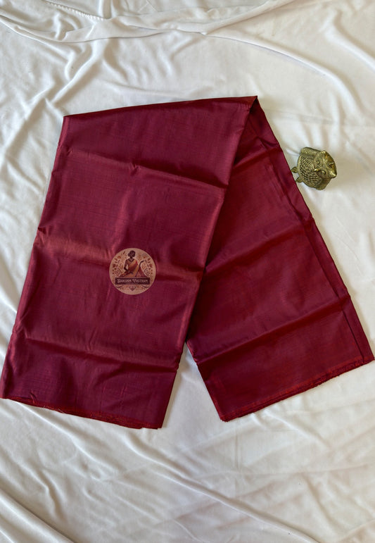 Authentic Bengal handloom silk than fabric draped elegantly – Dakshin Vastram