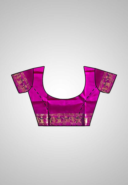 Luxurious handloom saree combining heritage and sophistication