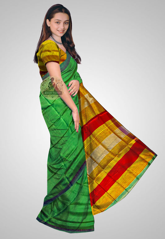 Indian Silk Saree Online – Side view capturing elegant drape