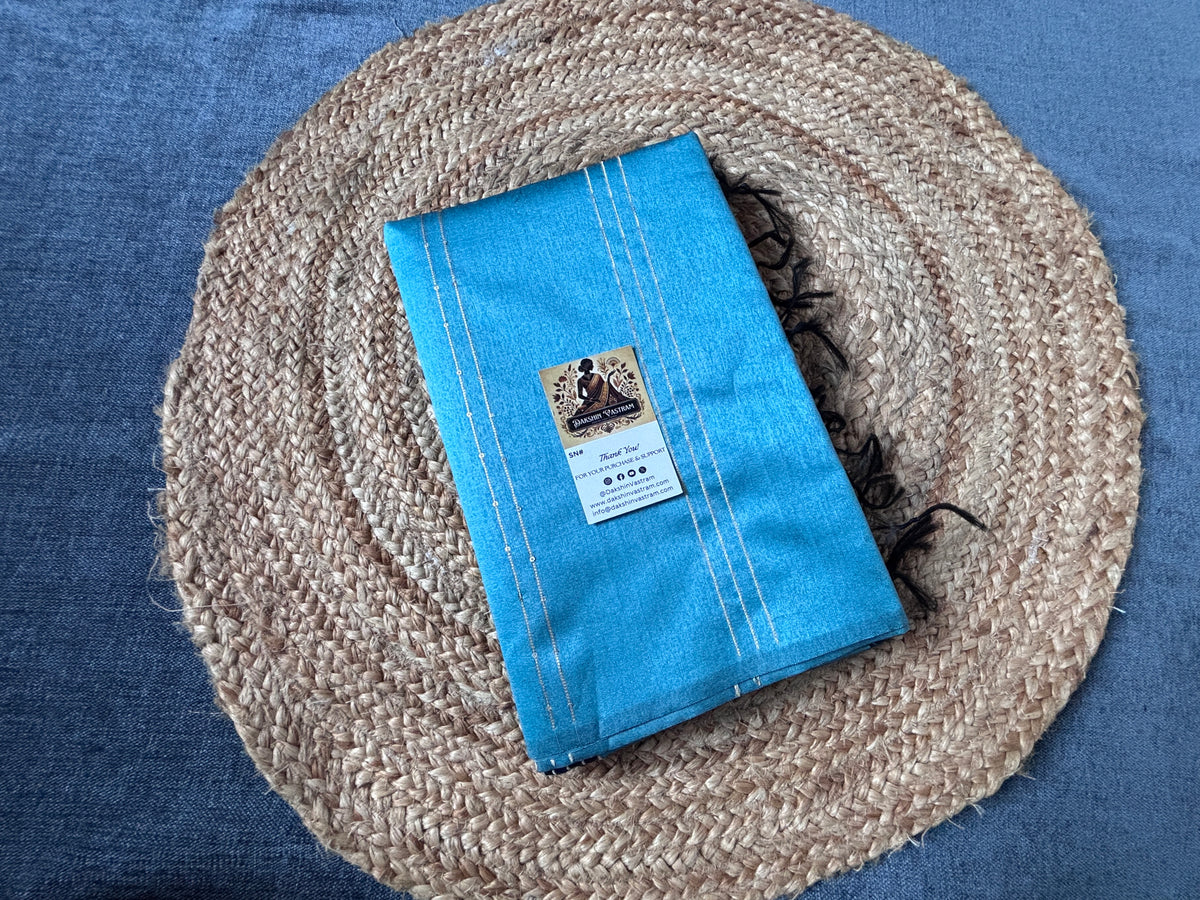 Shop semi raw silk saree online – Close-up of textured silk fabric