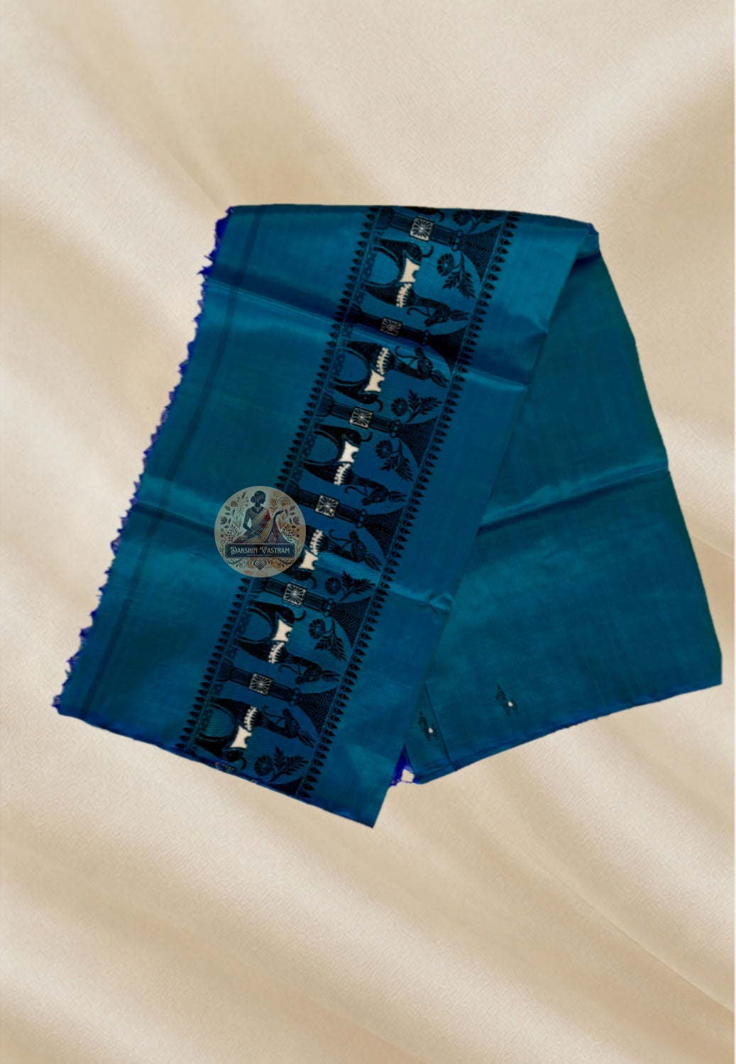 Baluchari silk stole gift-wrapped for weddings and Diwali – delivered across Manchester, Leicester and the UK