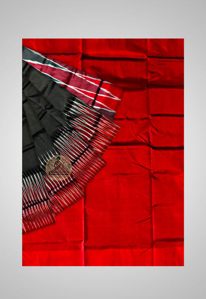 Indian Silk Kotki Saree – full view of saree with elegant drape