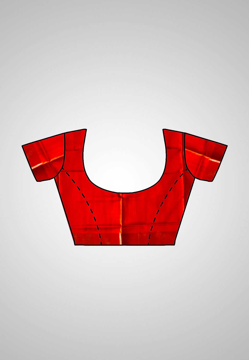 Purchase Global Silk Kotki Saree – Matching blouse styled with the saree