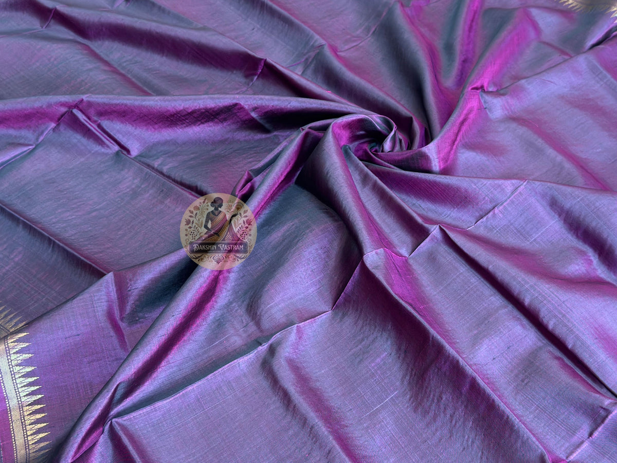Shop Silk Saree online – pallu design and craftsmanship view
