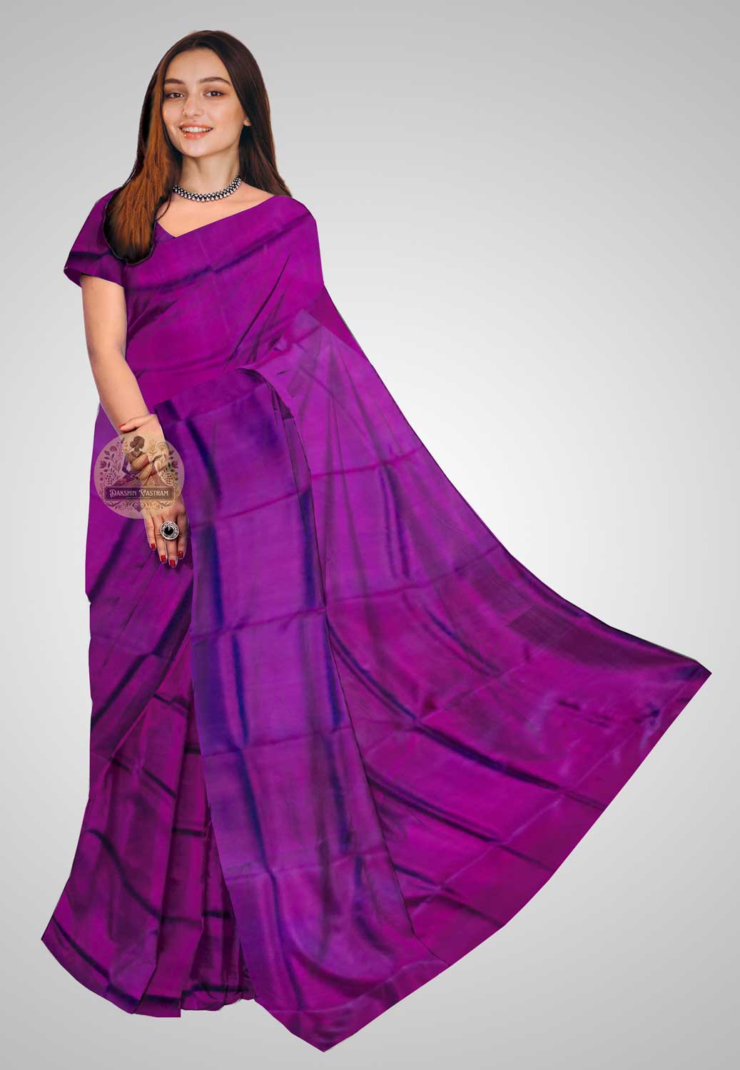 Shop Bengal Silk Than online – Pure silk fabric front display