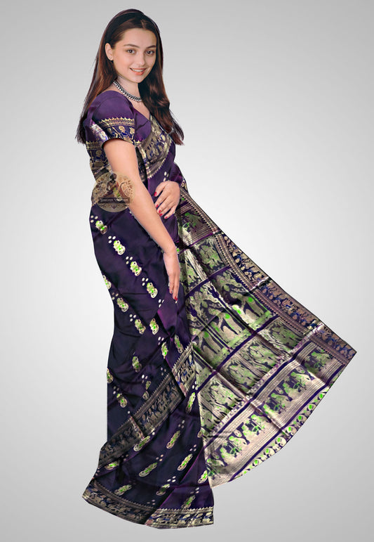 Elegant pure silk saree ideal for weddings and grand events
