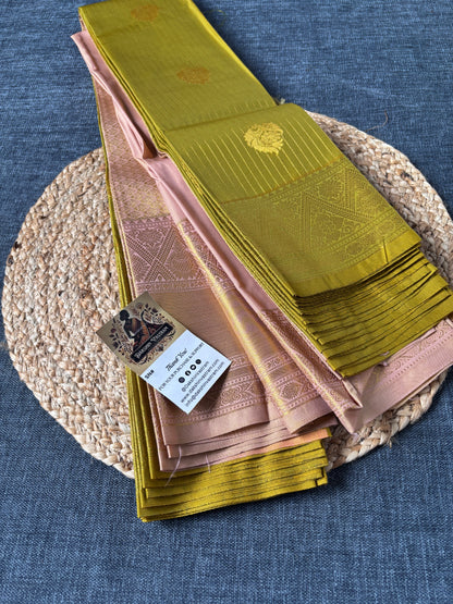 Dakshin Vastram new Semi Kanjivaram silk saree – buy handloom Indian sarees online, UK delivery