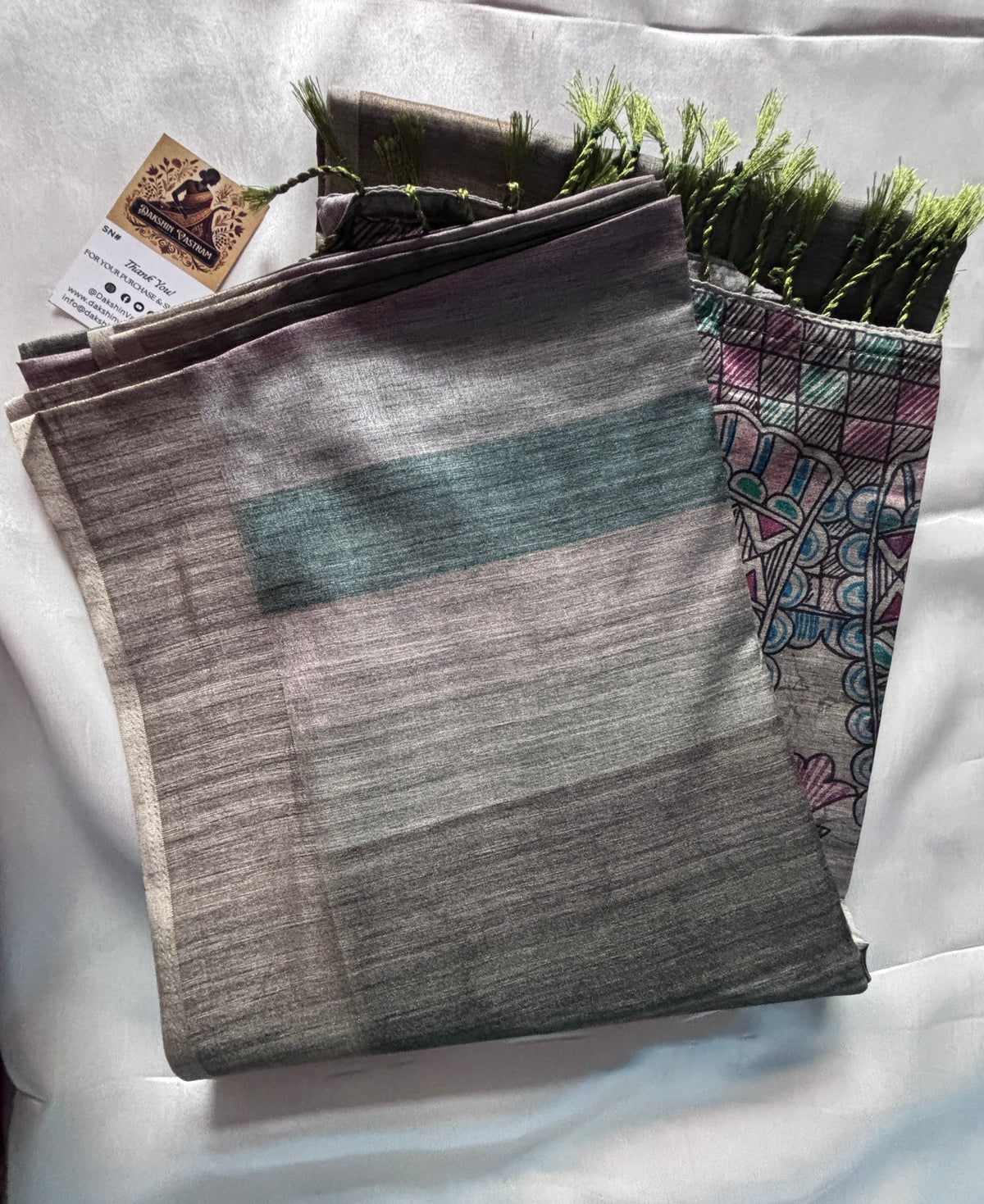 Buy Soft Cotton Silk Saree online – Close-up of weave and texture