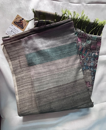 Buy Soft Cotton Silk Saree online – Close-up of weave and texture