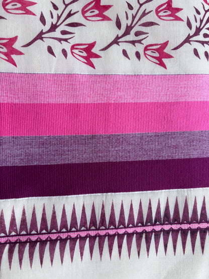 Kasavu Saree | Organic Cotton Handloom Kasavu Saree from India