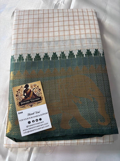 Buy Dola Silk Saree online – Front view showcasing traditional drape