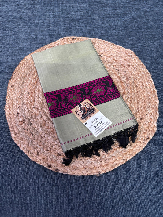 Buy Pure Mulberry Silk Stole online – Elegant silk stole front view