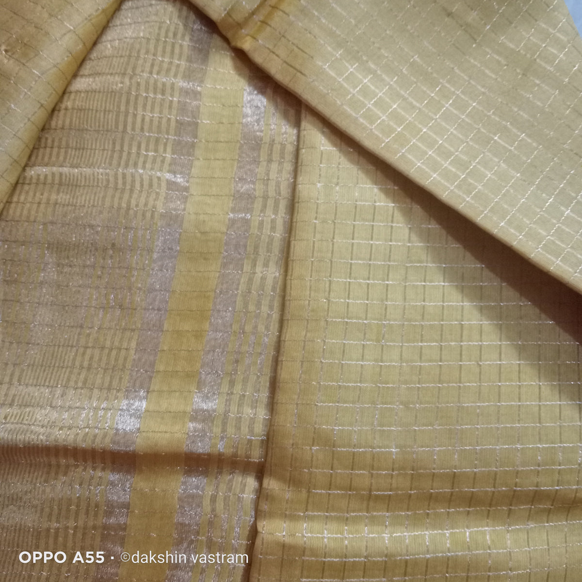 Full view of Tussar Silk Saree with timeless elegance and luxurious appeal